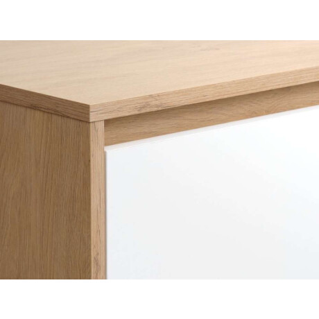 Armario BILLUND 119x193 blanco/roble Blanco