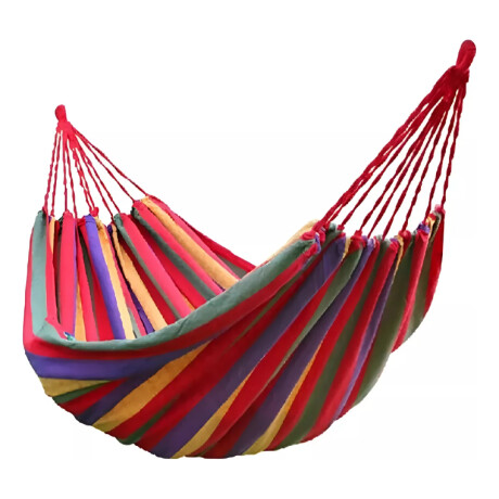 Hamaca Paraguaya Mundo Shop 1 Plaza 2m Seguridad Rojo