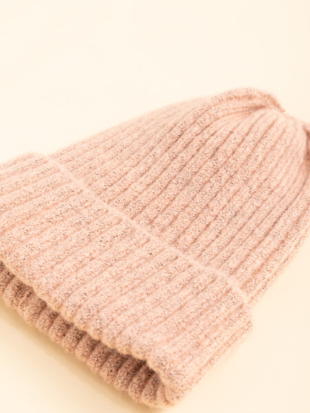Gorro tejido Rosa