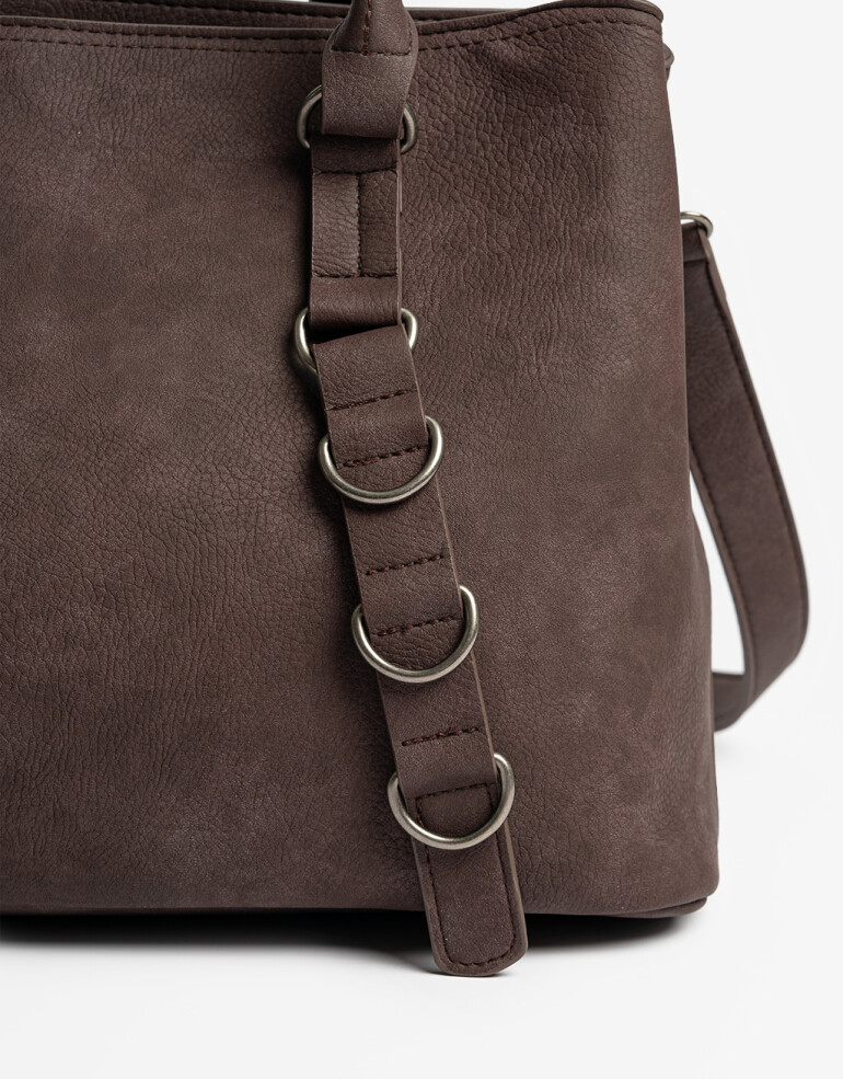 City Cartera City Chocolate Arandelas - Marron Chocolate
