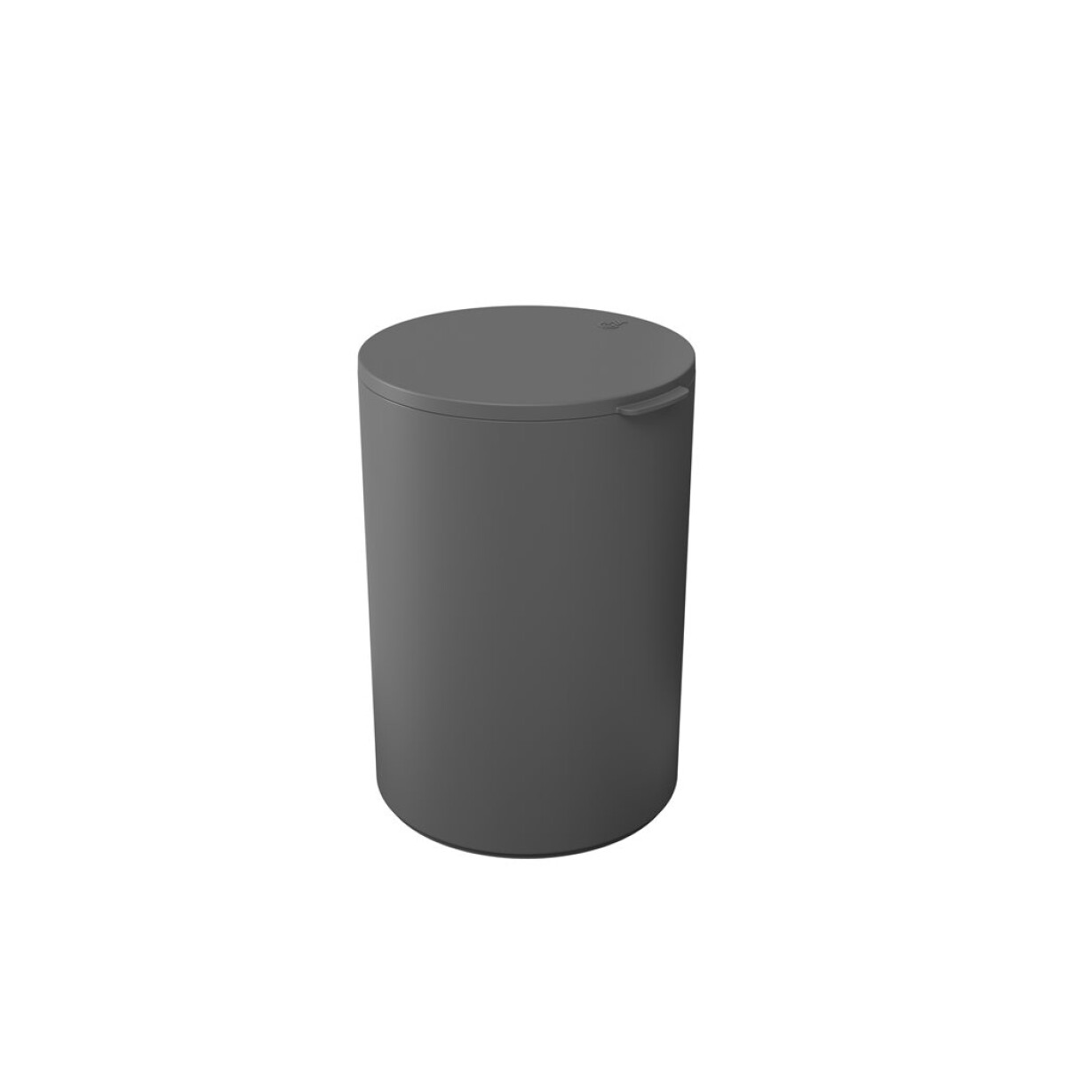BASURERO C/TAPA 5L PLASTICO GRIS PLOMO 