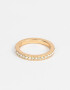 Anillos Chicos Strass Anillo Con Strass - Dorado