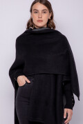 PONCHO RISSO Negro