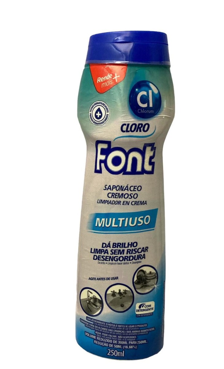 LIMPIADOR CREMOSO FONT CLORO 300 ML 