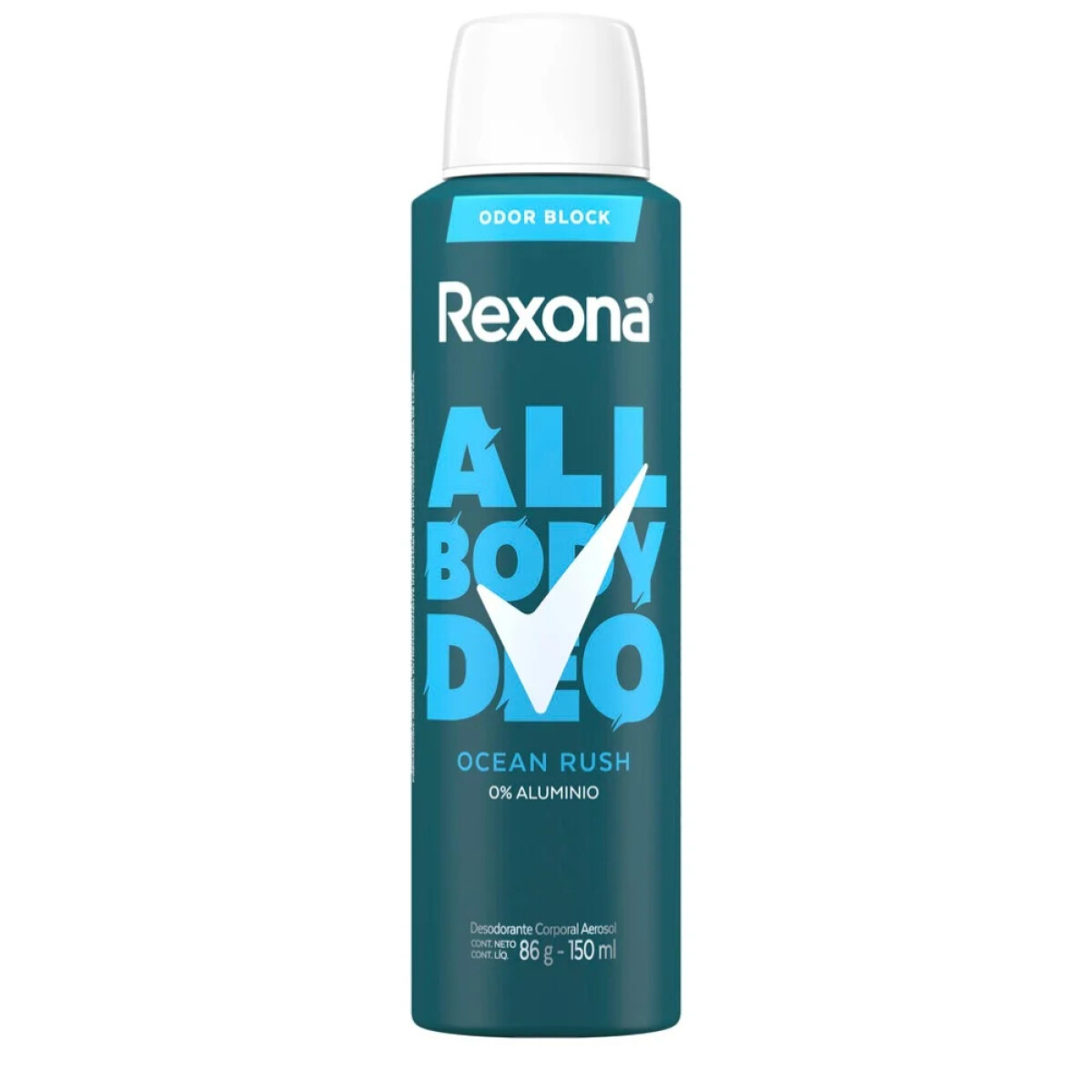 Desodorante en Aerosol Rexona Men All Body Deo Ocean Rush 150ml 