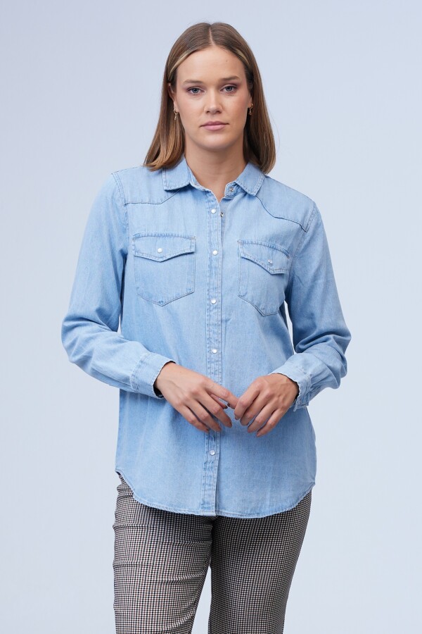 Camisa Denim JEAN CLARO