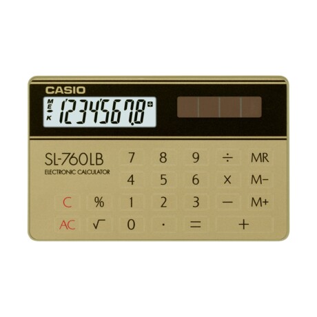 Calculadora tarjeta SL-760 LB GDB