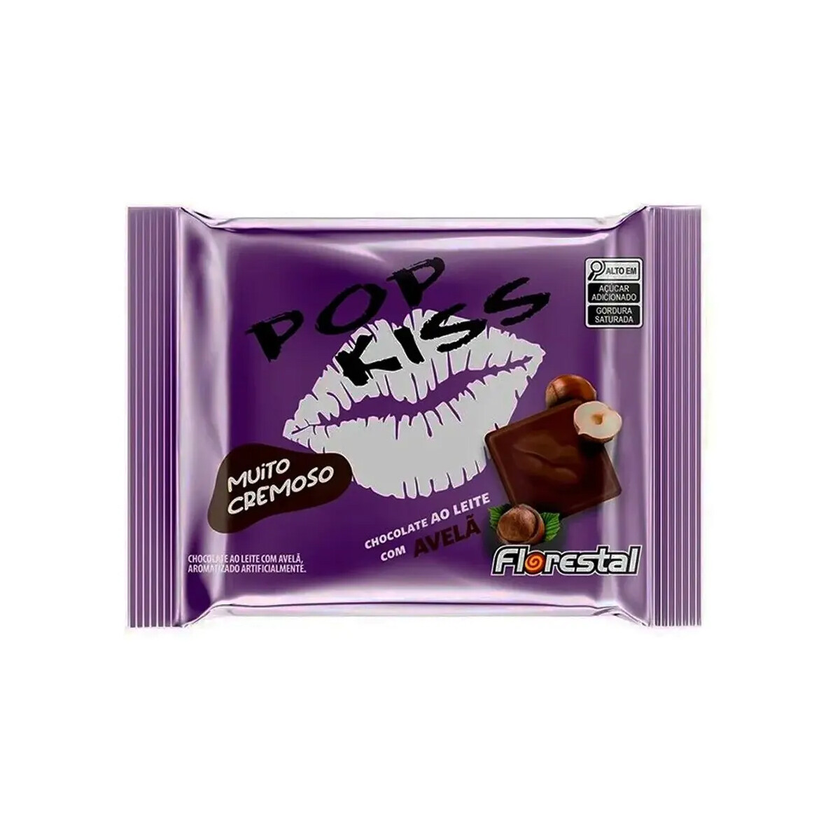 Tableta de Chocolate Pop Kiss - con Avellanas 