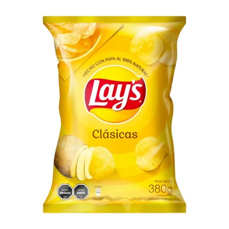 SNACK PAPAS LAYS CLASICA 350G SNACK PAPAS LAYS CLASICA 350G