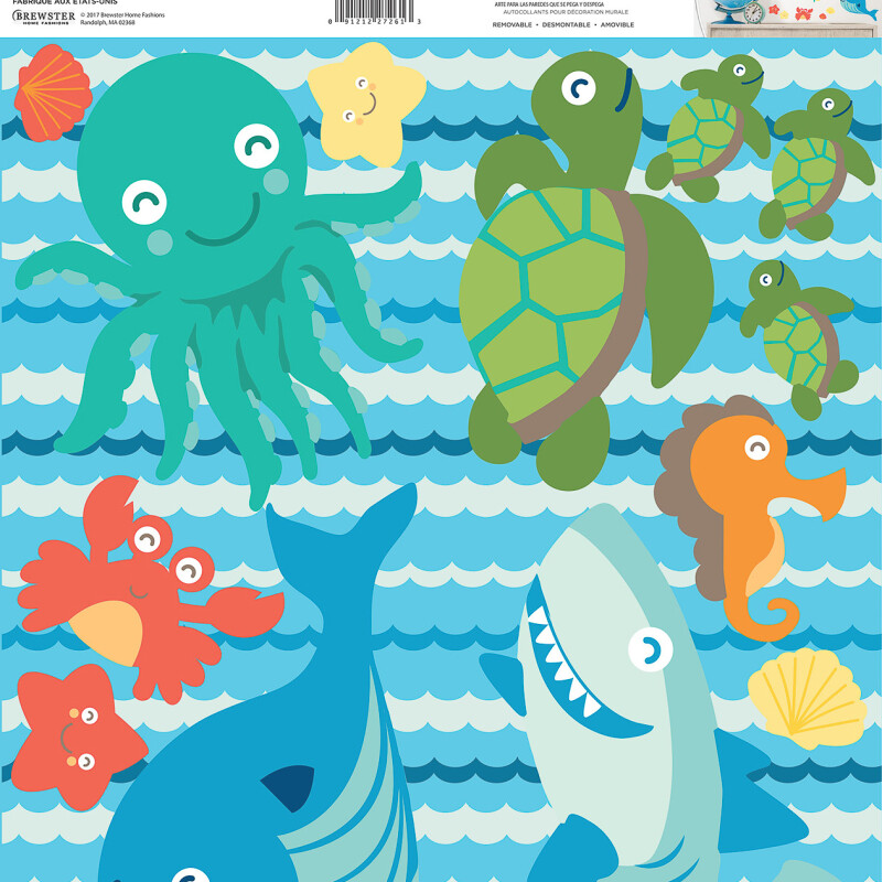 WALLPOPS SEA LIFE WALL STICKERS N/A