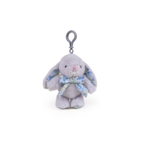Llavero bunny plush gris