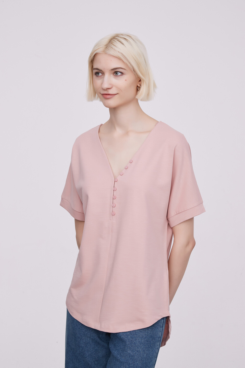 Remera Tazu Rosa Viejo