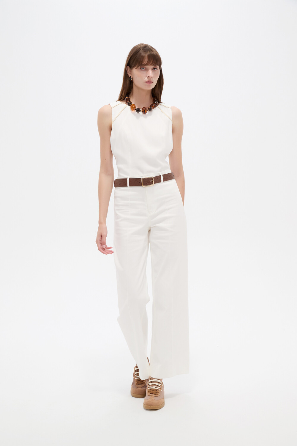 Musculosa Yelran Marfil / Off White