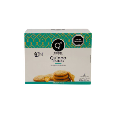 Galletas de quinoa pack x4 Qfoods Galletas Quinoa X4 Qfoods