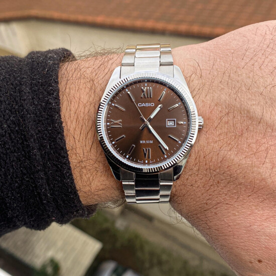 Reloj CASIO MTP1302DD-5AVDF en Acero Plateado Esfera 38mm 0