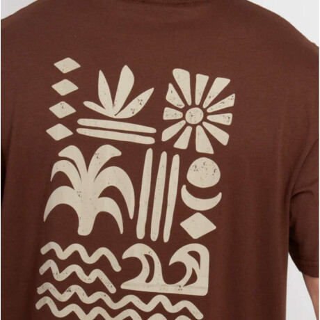 Remera Oneill Glyphs Marron