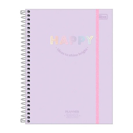 Agenda Tilibra 2026 Happy Semanal Violeta
