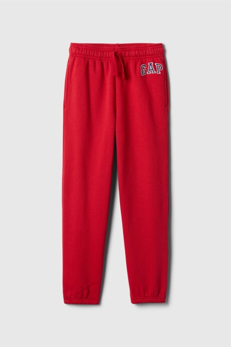Pantalón Deportivo Logo Gap Niño Modern Red