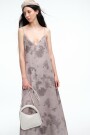 VESTIDO LARGO PRINT Gris