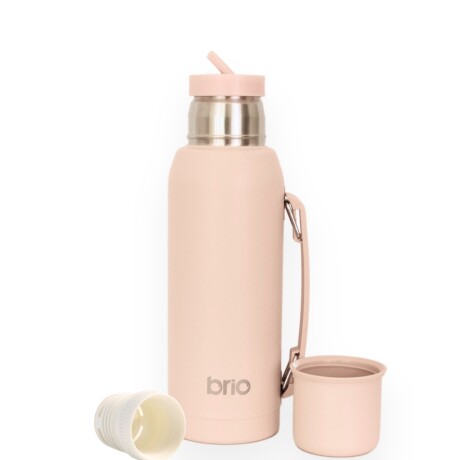 Termo 1 Litro Acero Inox brio Con Pico Cebador Durazno