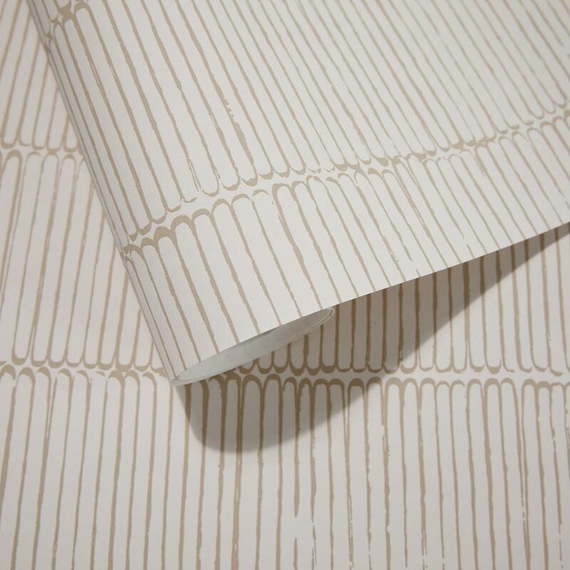 Empapelado Beams in order Beige