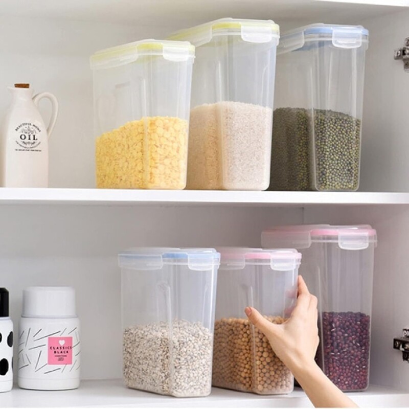 Contenedor plástico 4L con vertidor para cocina Contenedor plástico 4L con vertidor para cocina