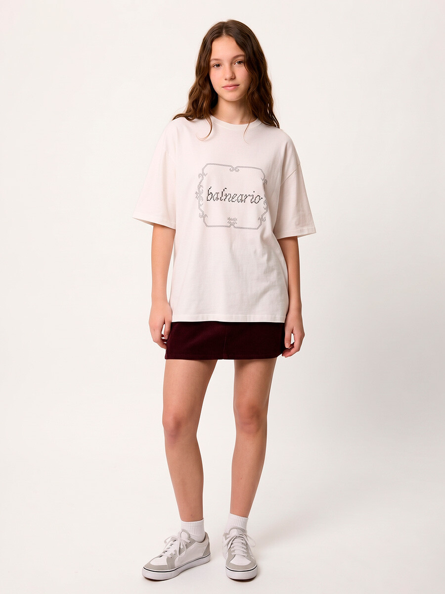 T-SHIRT M/C BALNEARIO TEEN DIXIE Blanco