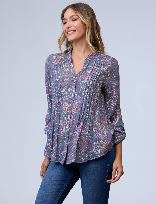 Camisa Print GRIS/MULTI