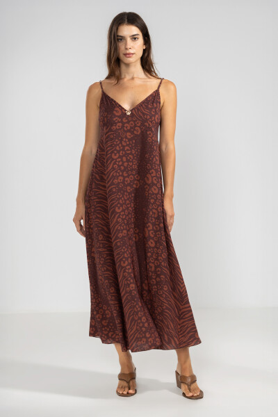 FLO DRESS Marron