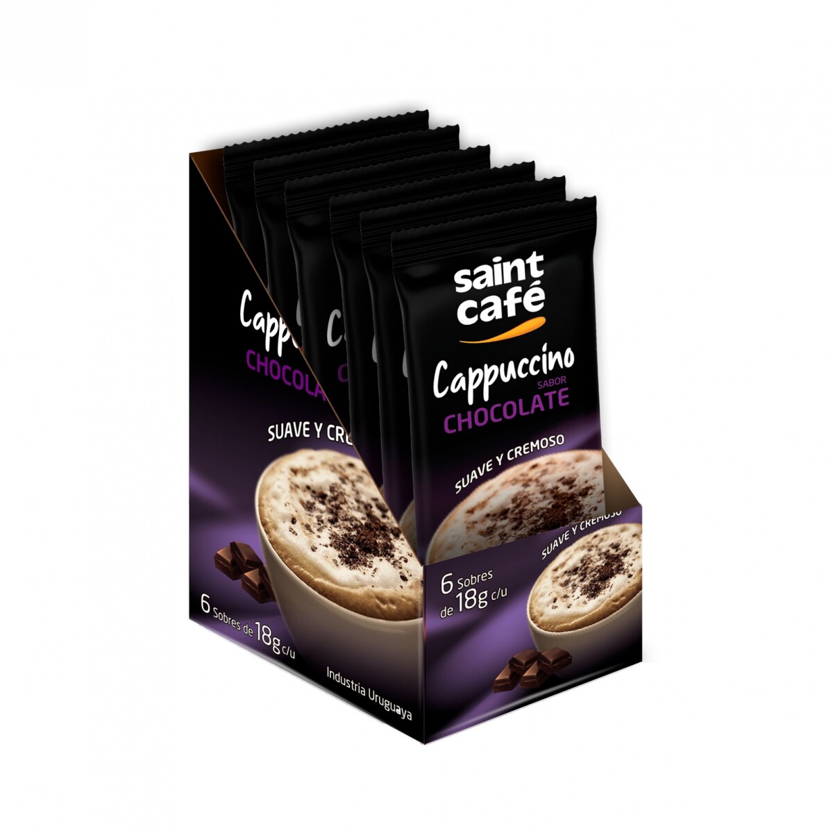 Pack X6 Sticks Saint Café Cappuccino Chocolate - 001 