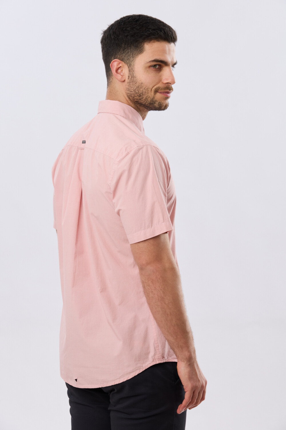 CAMISA LISA DE ALGODÓN Rosa