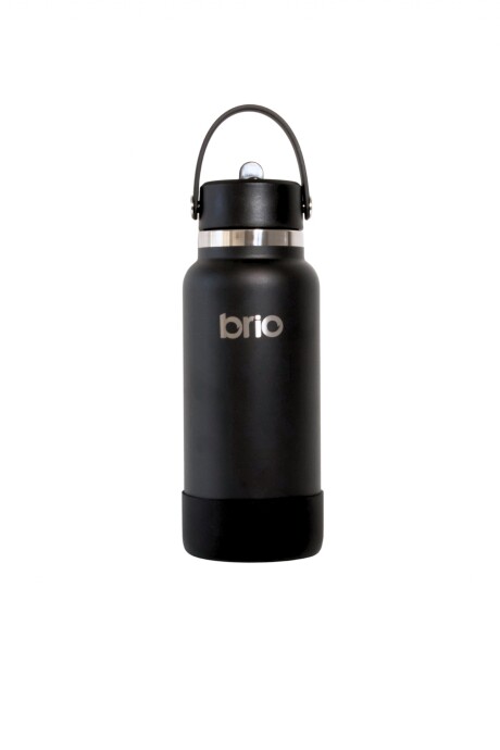 Botella En Acero Inoxidable brio 950ml Con Sorbito Y Manija Botella En Acero Inoxidable brio 950ml Con Sorbito Y Manija