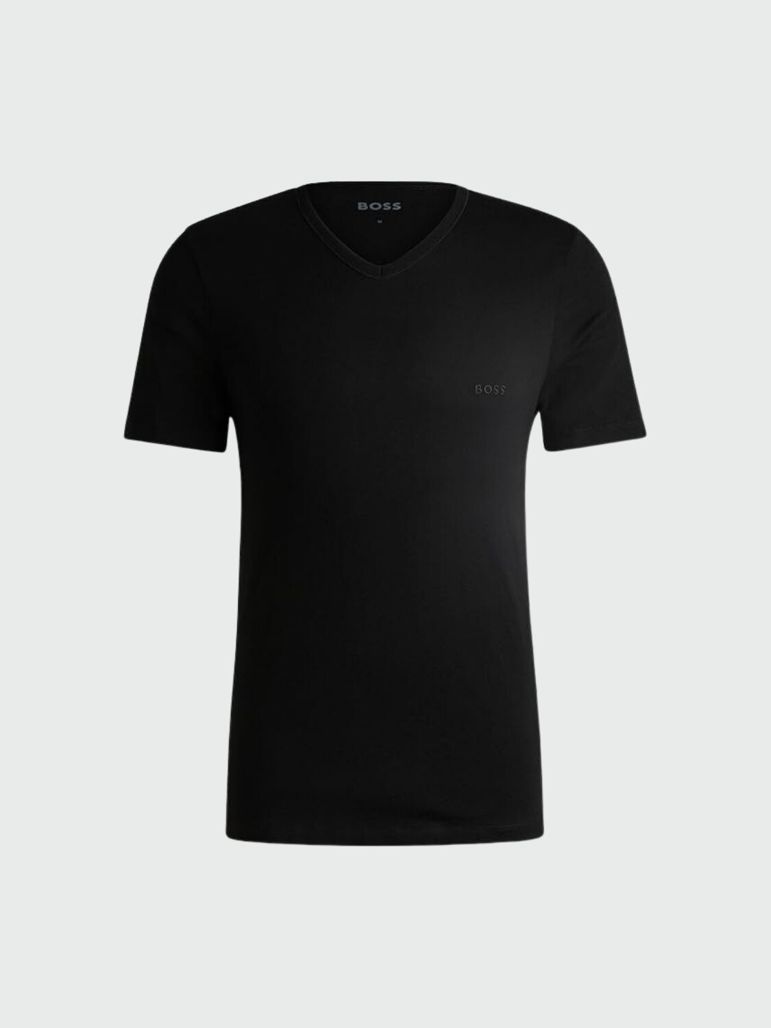 BOSS - Pach X 3 remeras de punto de algodón con cuello en V 0