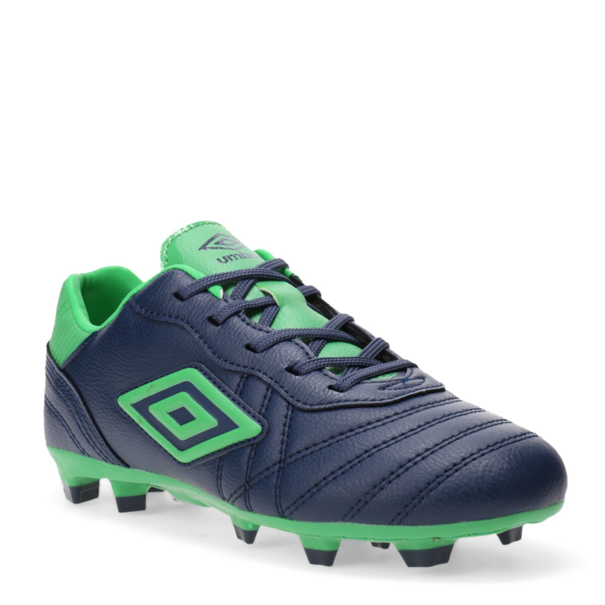 Championes de Fútbol 11 Infantiles Umbro Touch HG - Azul Marino - Verde 