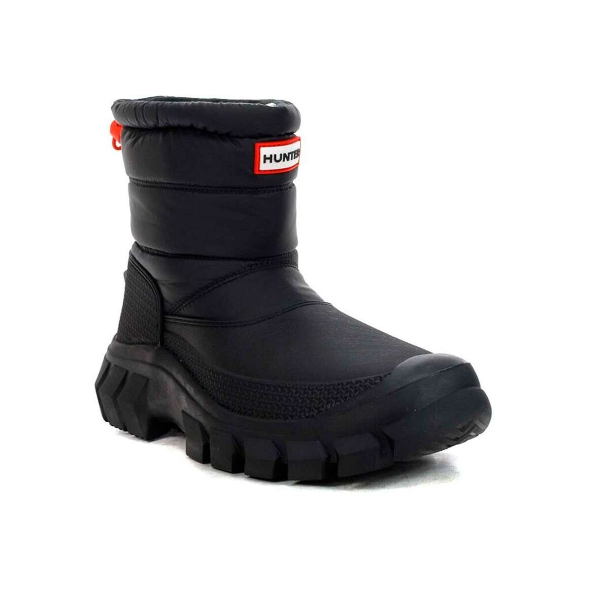 Hunter Bota De Nieve Intrepid Caña Corta Mujer - Negro-Negro 