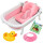 Bañito Bebé Plegable + Colchon Baby Splash Rosa