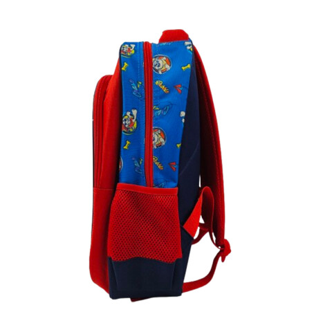 Mochila Infantil 3D Tafeta Grande 40 x 30 cm PAW PATROL MASC AZUL