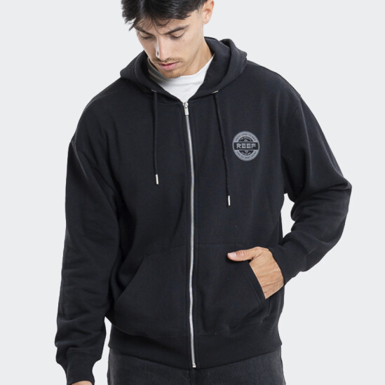 Campera Reef Zipper Negro