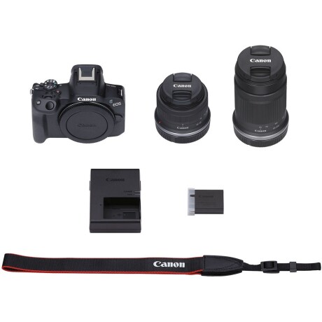 Camara Canon R50 Mirrorless Lentes 15-45MM + 55-210MM 001