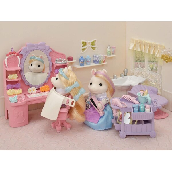 Sylvanian Families Set Pony Estilista Peluquera Figura + Acc Sylvanian Families Set Pony Estilista Peluquera Figura + Acc