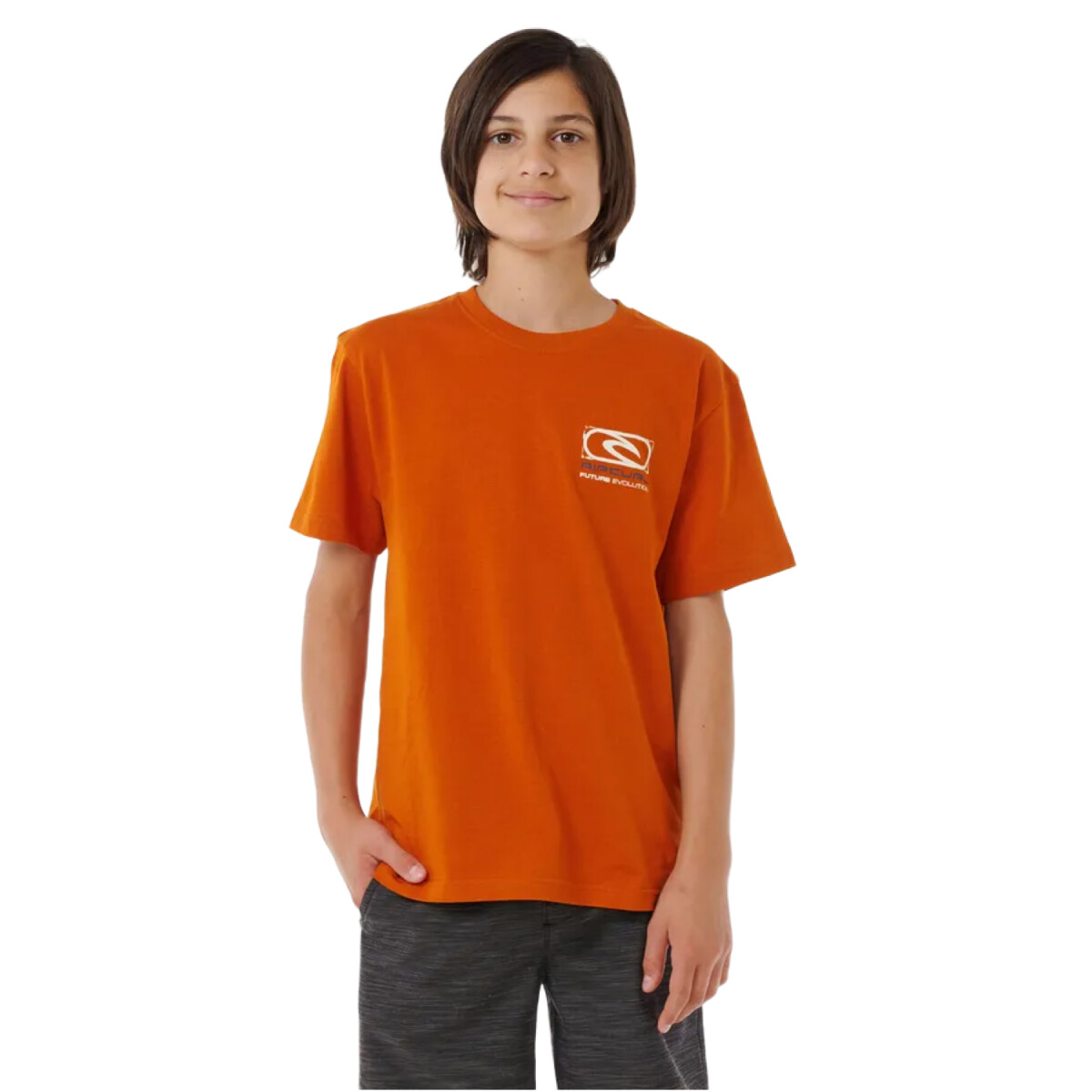 Remera Rip Curl Future Evolution Logo Tee - Naranja 