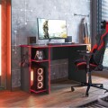 ESCRITORIO GAMER - NEGRO Y ROJO ESCRITORIO GAMER - NEGRO Y ROJO