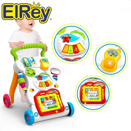 Caminador Bebe Andador Infantil Musical Caminar Niño Pla009001