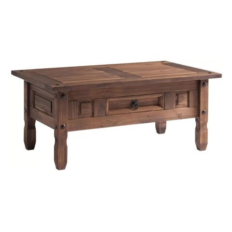 Mesa Central Living Ratona En Madera Con 1 Cajón Mexicana Mesa Central Living Ratona En Madera Con 1 Cajón Mexicana