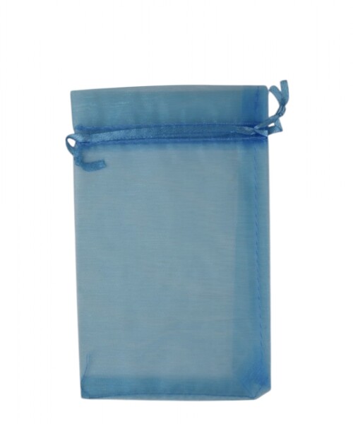 Bolsa organza 12x17 cm. TURQUESA
