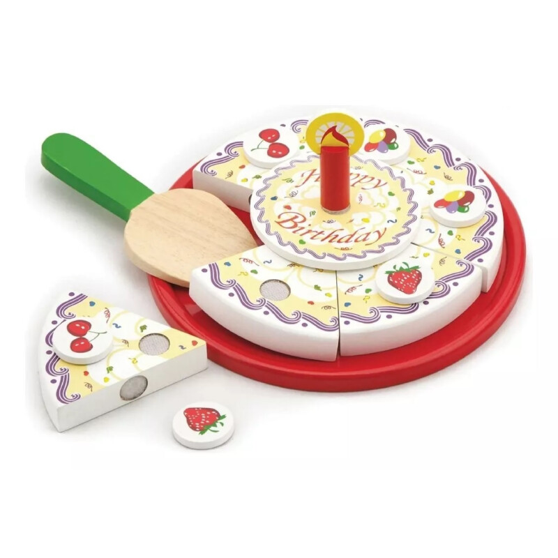 Viga Toys - 58499 - Pastel Cortante - Cumpleaños Viga Toys - 58499 - Pastel Cortante - Cumpleaños