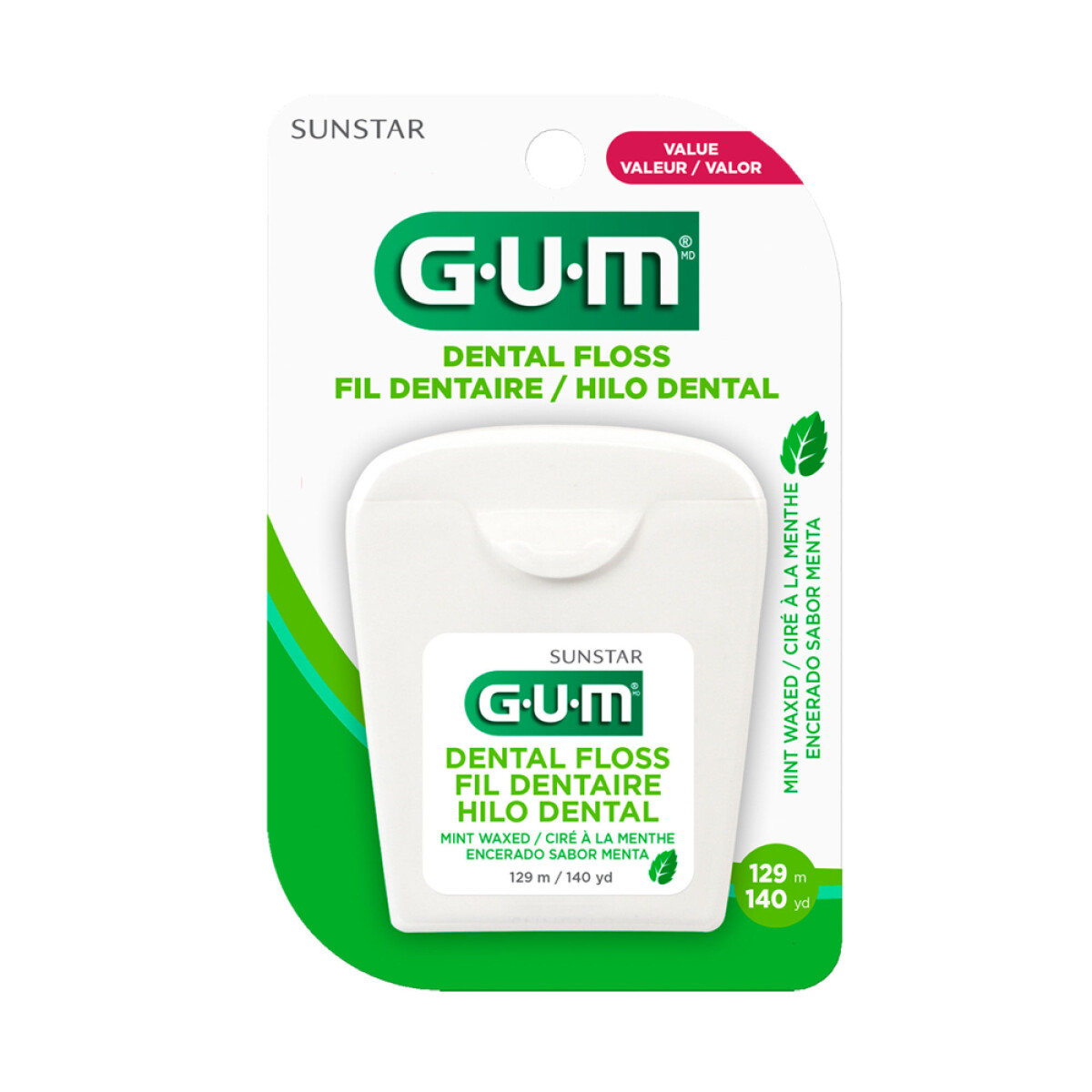Gum Hilo Dental Encerado Sabor Menta 