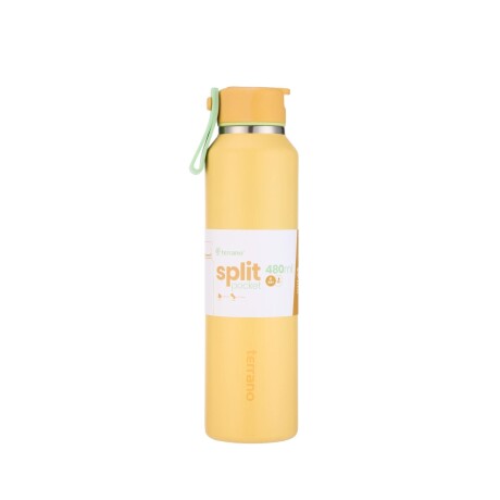 Botella Split Pocket 2118020 480ML Doble Capa MOSTAZA