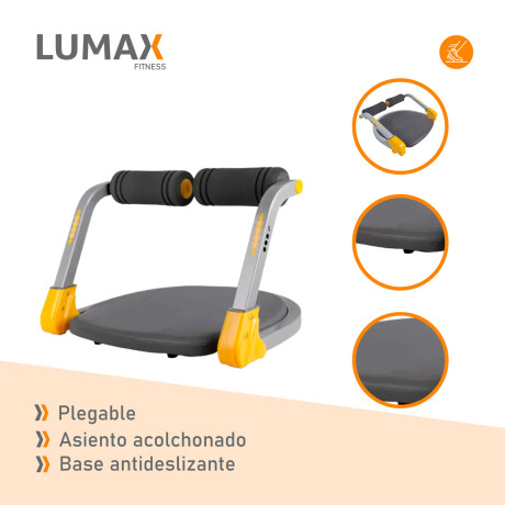 Ejercitador De Abdominales Lumax + Discos 10 kg