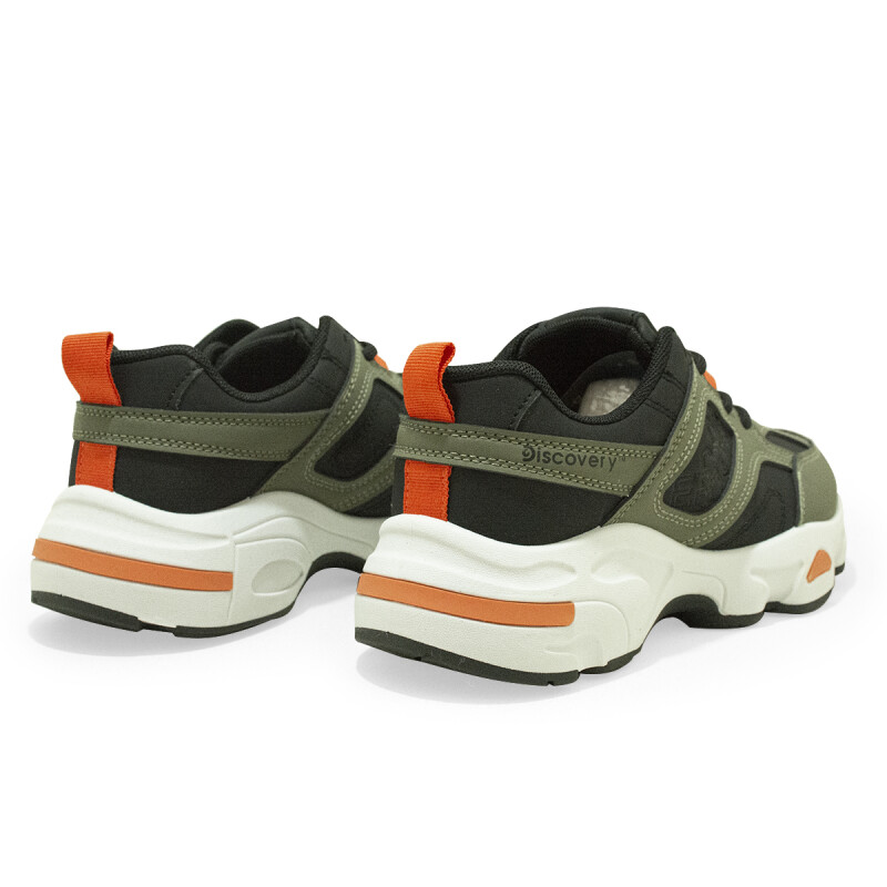 Championes Discovery calzado Earth Sport Camo de Mujer - DISCFW25828 Negro-verde